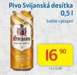 Kubík potraviny Pivo Svijanská desítka 0.5 L nabídka