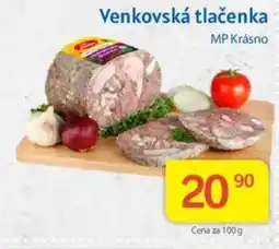 Kubík potraviny Venkovská tlačenka nabídka