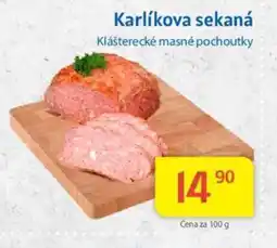 Kubík potraviny Karlíkova sekaná nabídka