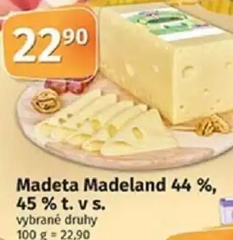 COOP TIP Madeta Madeland 44 %, 45% t. v s. nabídka