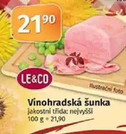 COOP TIP Vinohradská šunka nabídka