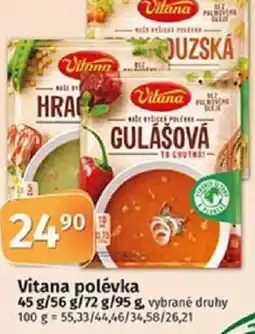 COOP TIP Vitana polévka nabídka