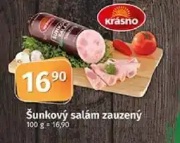 COOP TIP Šunkový salám zauzený nabídka