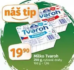 COOP TIP Milko Tvaroh 250 g nabídka