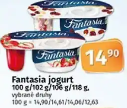 COOP TIP Fantasia jogurt nabídka