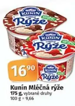 COOP TIP Kunín Mléčná rýže 175 g nabídka