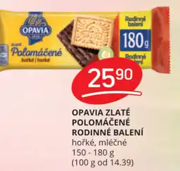 Flop OPAVIA ZLATÉ POLOMÁČENÉ RODINNÉ BALENI nabídka