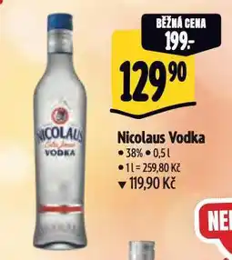 Albert Nicolaus vodka nabídka