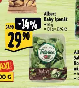 Albert Baby špenát nabídka