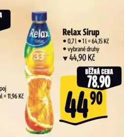 Albert Relax sirup nabídka