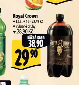 Albert Royal crown cola nabídka
