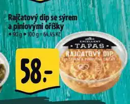 Albert Rajčatový dip se sýrem a piniovými oříšky nabídka