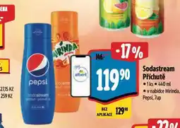 Albert Sodastream příchutě nabídka