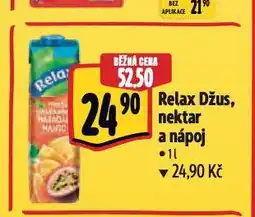 Albert Relax džus, nektar a nápoj nabídka