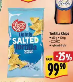 Albert Tortilla chips nabídka