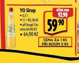 Albert Yo sirup nabídka