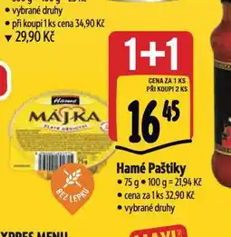 Albert Hamé paštiky nabídka