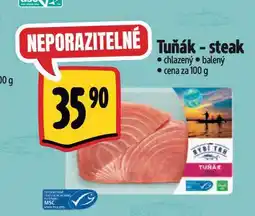 Albert Tuňák steak nabídka