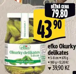 Albert Efko okurky nabídka
