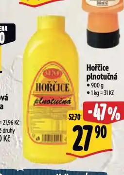 Albert Hořčice plnotučná nabídka