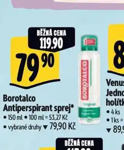 Albert Borotalco antiperspirant nabídka