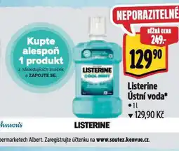 Albert Listerine ústní voda nabídka