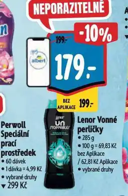 Albert Lenor vonné perličky nabídka