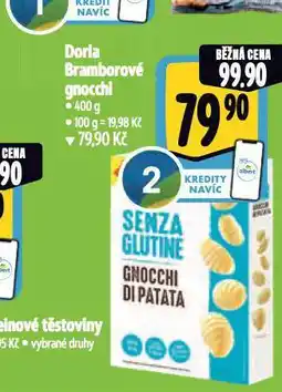 Albert Doria bramborové gnocchi nabídka