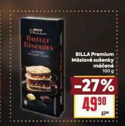 Billa Billa premium máslové sušenky máčené nabídka