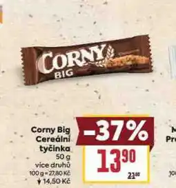 Billa Corny big cereální tyčinka nabídka