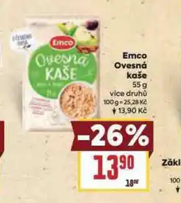 Billa Emco ovesná kaše nabídka