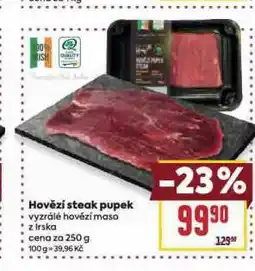 Billa Hovězí steak pupek nabídka