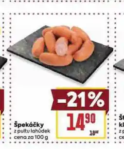 Billa Špekáčky nabídka