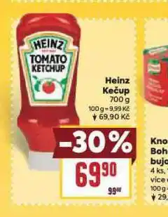 Billa Heinz kečup nabídka
