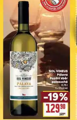 Billa Sol vineus pálava nabídka