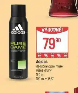 Globus Adidas deodorant nabídka