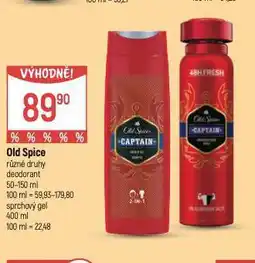 Globus Old spice deodorant nabídka