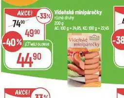 Globus Vídeňské minipárečky nabídka