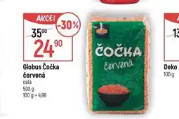 Globus Čočka červená nabídka
