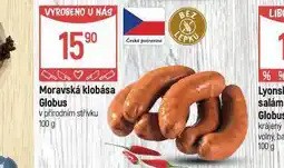 Globus Moravská klobása nabídka
