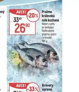 Pražma královská celá kuchaná
