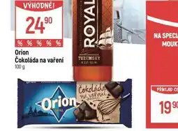 Globus Orion čokoláda na vaření nabídka