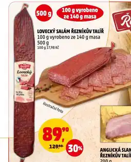 Penny Market Lovecký salám nabídka