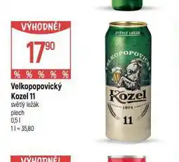 Globus Pivo velkopopovický kozel 11 nabídka