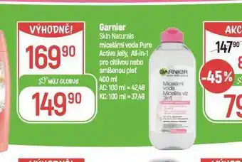 Globus Garnier micelární voda nabídka