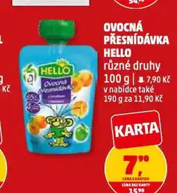 Penny Market Hello ovocná přesnídávka nabídka