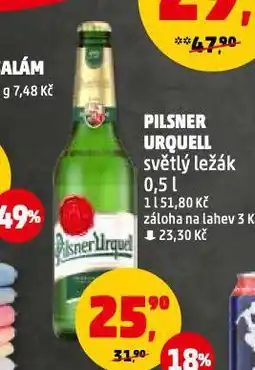 Penny Market Pivo pilsner urquell nabídka