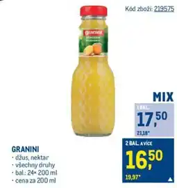 Makro GRANINI nabídka
