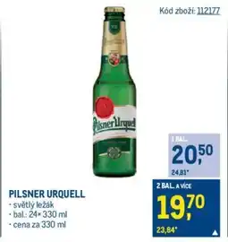 Makro PILSNER URQUELL nabídka
