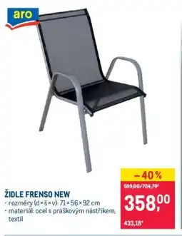 Makro ŽIDLE FRENSO NEW nabídka